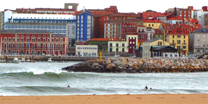 Playa de Poniente Gijón