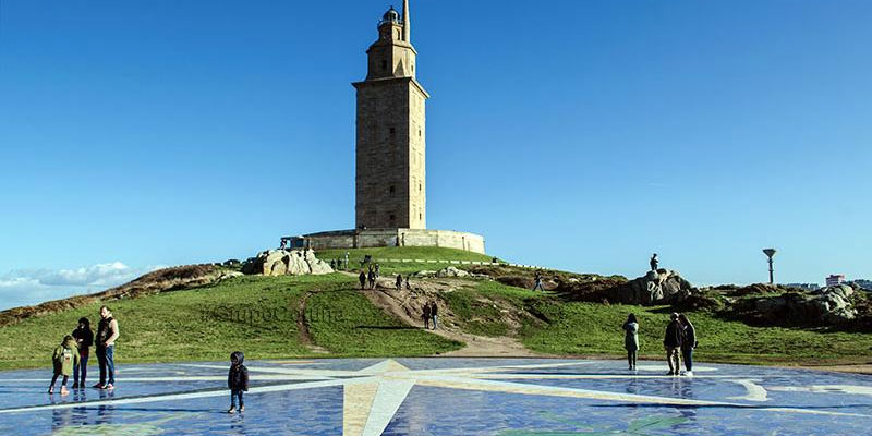 Guía Turismo Coruña Rosa de los Vientos
