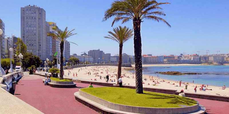 Guía turismo Coruña Paseo Marítimo