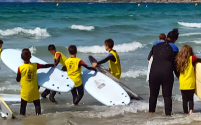 Clases de Surf niñ@s Playa de Patos-Nigrán