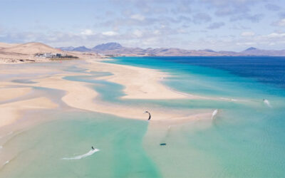 Clases de KiteSurf Fuerteventura Playa el Cotillo