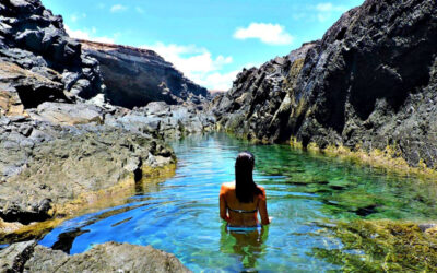 Guía de Fuerteventura Piscinas Naturales Aguas Verdes